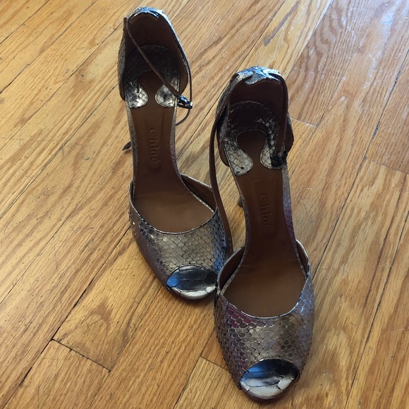 Chloe Ankle Strap Sandals - Real Python! - Picture 1 of 5